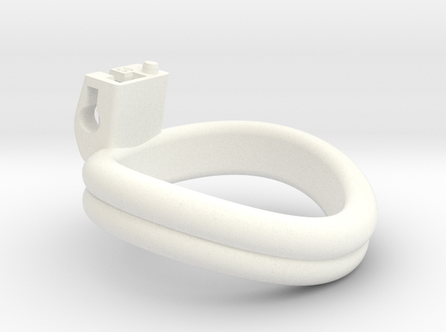 Cherry Keeper Ring G2 - 50mm Double in White Processed Versatile Plastic
