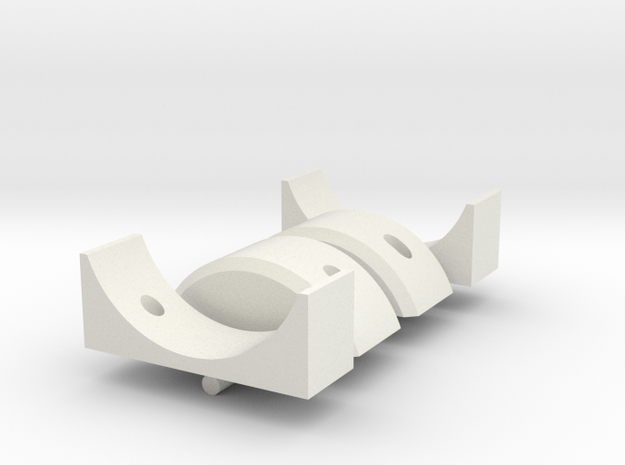 Lucas Agitator Front Suspension Saddle Block in White Natural Versatile Plastic
