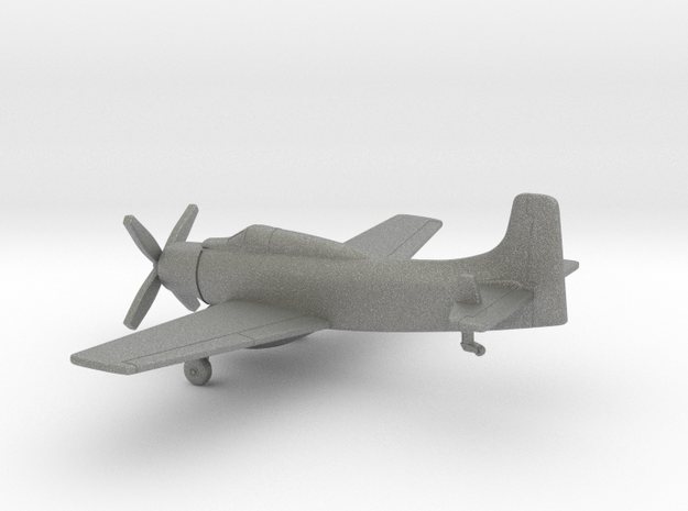 Douglas AD-4W Skyraider in Gray PA12: 1:200