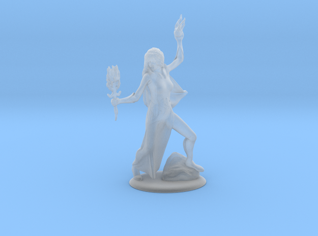 Basic Wizard Miniature in Smooth Fine Detail Plastic: 28mm