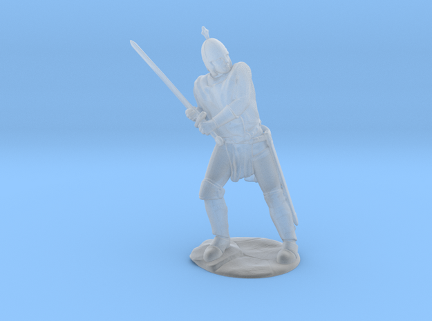 Knight Miniature in Smoothest Fine Detail Plastic: 28mm