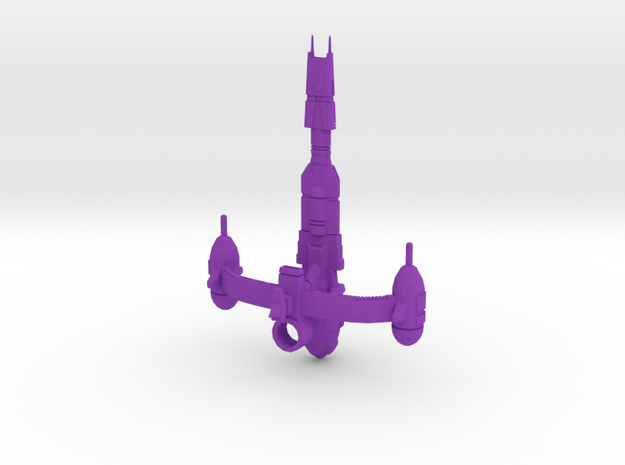 galvatron ship for Unicron in Purple Processed Versatile Plastic
