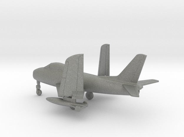 North American FJ-3M Fury (folded wings) in Gray PA12: 1:160 - N
