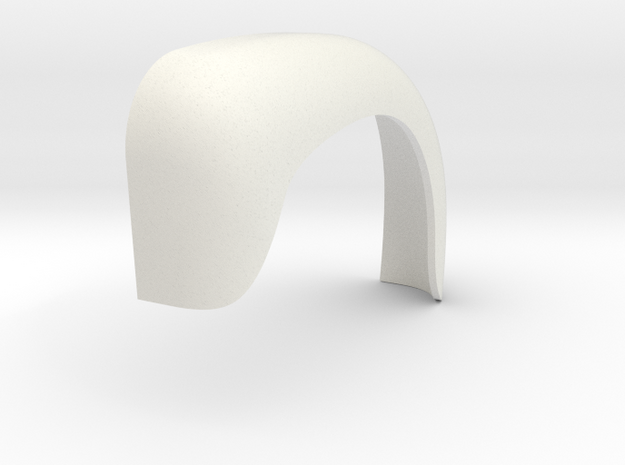 Fenders-B61-LH-outer-shell-1to8 in White Natural Versatile Plastic