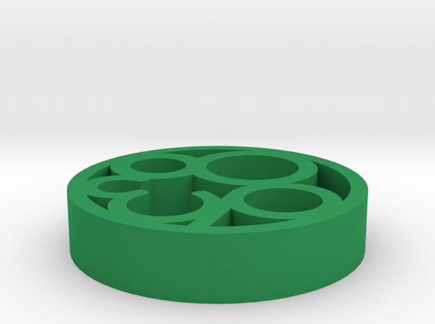 863 logo necklace  in Green Processed Versatile Plastic