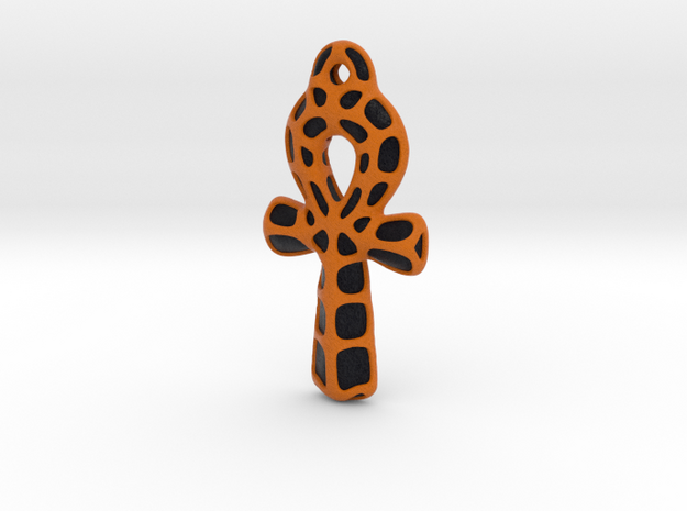 Ankh Coloured - Black Yellow in Full Color Sandstone