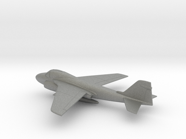 Grumman A-6E Intruder (w/o landing gears) in Gray PA12: 1:200