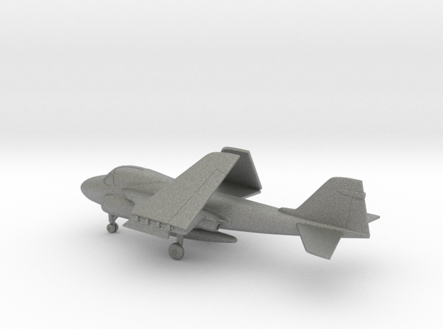 Grumman A-6E Intruder (folded wings) in Gray PA12: 1:200