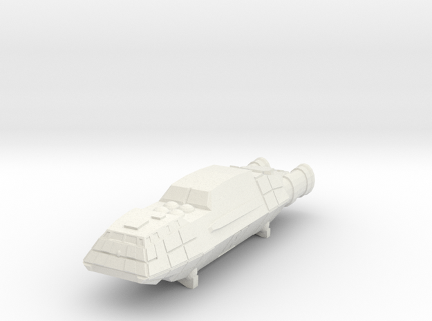 BSG Freighter "Guppy" Modified in White Natural Versatile Plastic