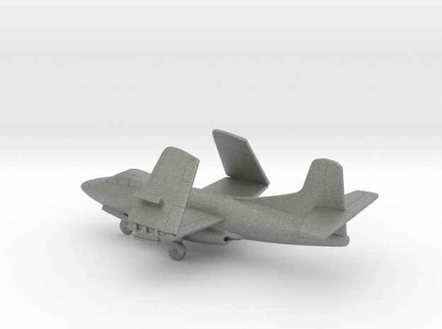 Douglas F3D Skyknight (folded wings) in Gray PA12: 1:200