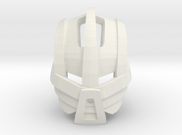 Great Kakatu, Mask of Projection in White Natural Versatile Plastic