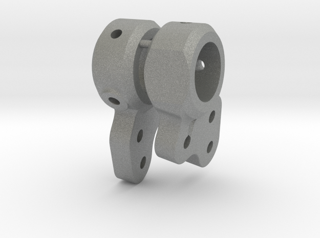 Lower link mounts - 12mm hole_v2 in Gray PA12