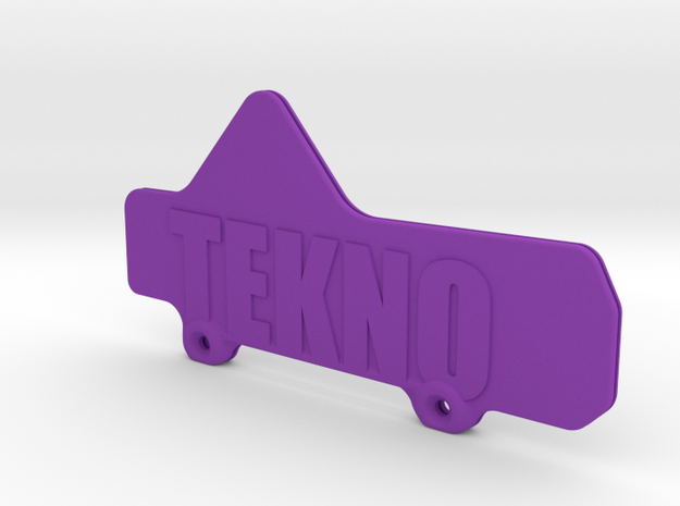 Mud guard V1 for Tekno ET48 2.0 in Purple Processed Versatile Plastic