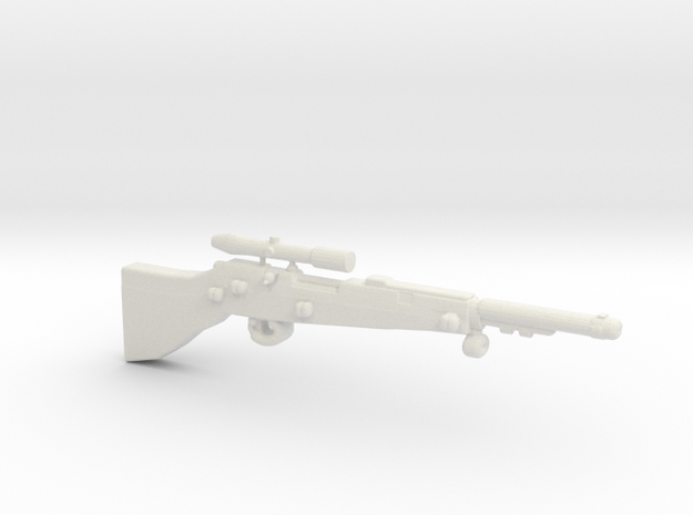 FN1936 Sniper in White Natural Versatile Plastic