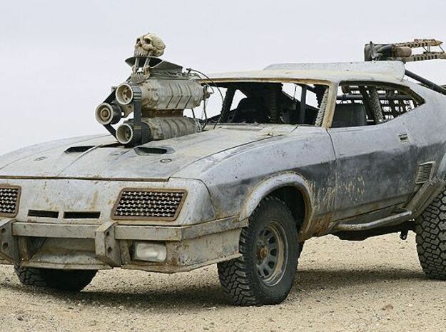1/24 mad max fury road ford falcon part RER_ACC1 in Smooth Fine Detail Plastic