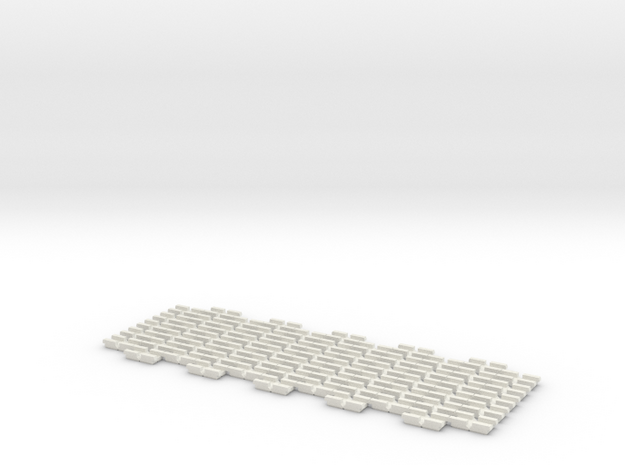 p165st-one-piece-st100-insert-x60 in White Natural Versatile Plastic