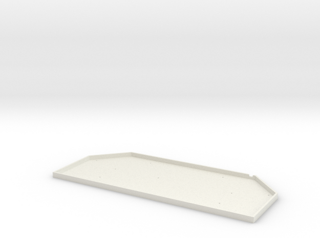 Clueboard 2x1800 2021 High Profile in White Natural Versatile Plastic