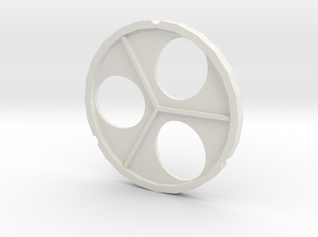 Picam Pinwheel in White Natural Versatile Plastic