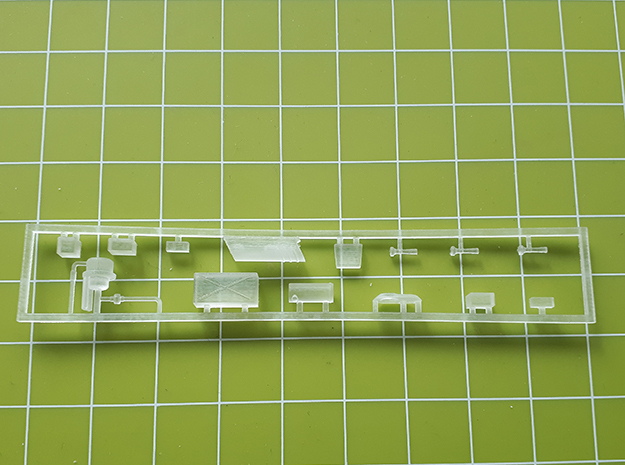 OHE DL 600 21 Zurüstteile in Tan Fine Detail Plastic