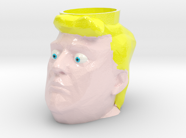 Donald Trump Cup in Glossy Full Color Sandstone
