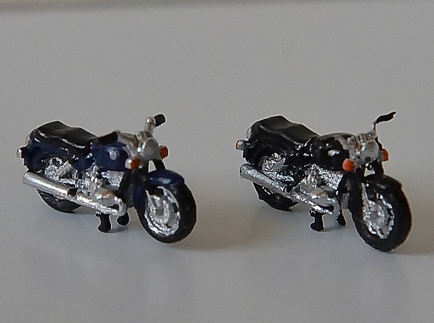Classic Motorcycle 1:120 TT in Tan Fine Detail Plastic
