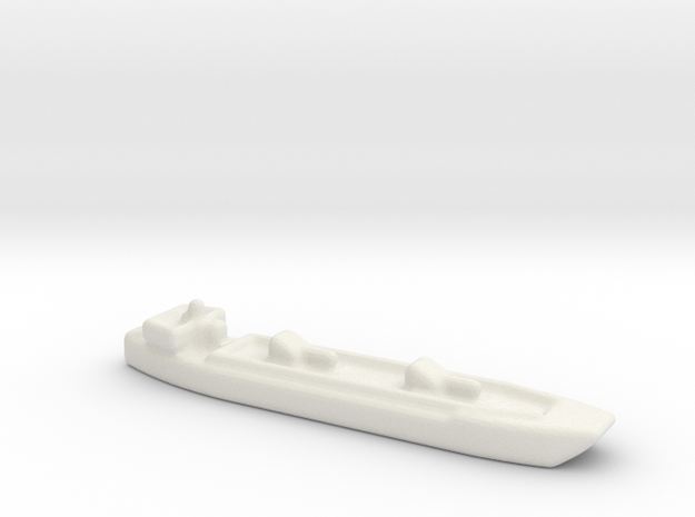 lcg landing craft gun m 1/1200 in White Natural Versatile Plastic