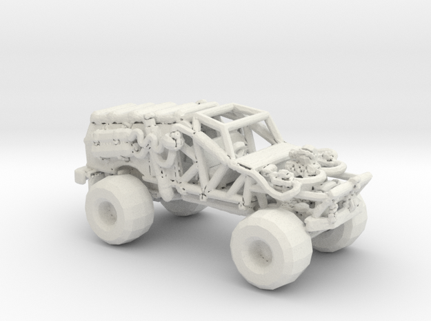 BT. Big Foot Buggy 1:160 scale in White Natural Versatile Plastic