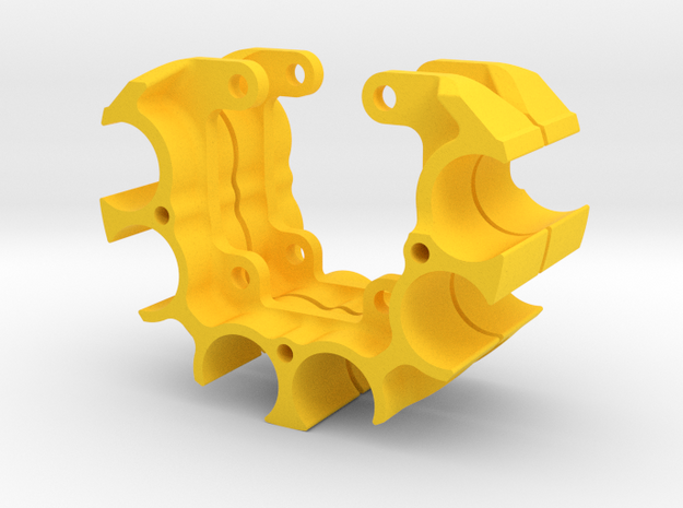 Weight hanger capra portal DLUX tungsten slugs in Yellow Processed Versatile Plastic