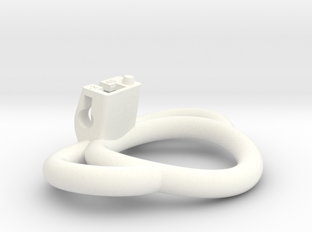 Cherry Keeper Ring G2 - 40mm -2° Handles in White Processed Versatile Plastic