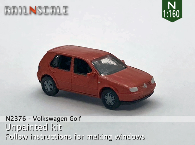 Volkswagen Golf 5-Türer (N 1:160) in Tan Fine Detail Plastic