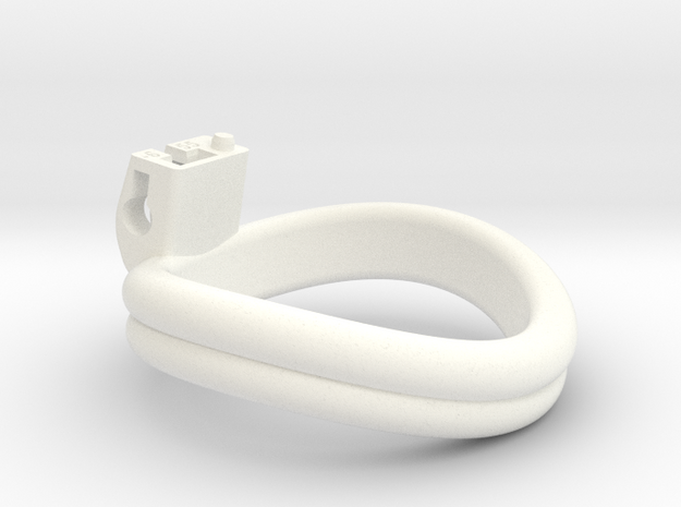 Cherry Keeper Ring G2 - 55mm Double -6° in White Processed Versatile Plastic