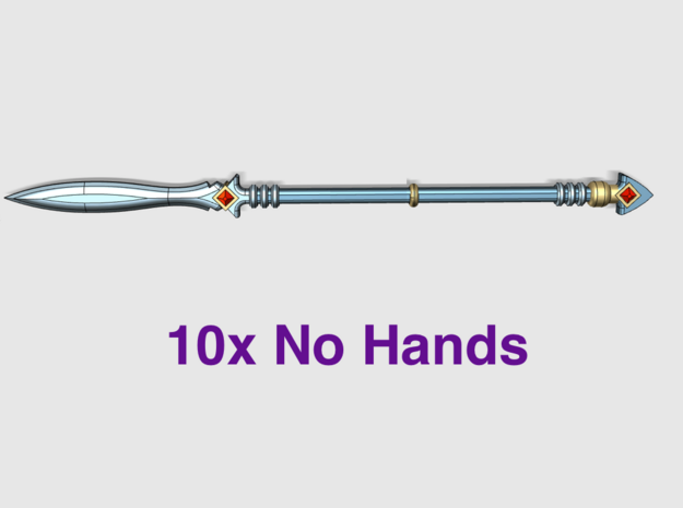 10x Energy Spear: Lagavullun (PM) No-Hands in Tan Fine Detail Plastic