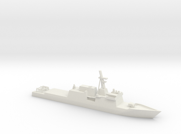 1/400 Scale National Security Cutter in White Natural Versatile Plastic