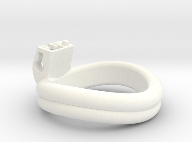 Cherry Keeper Ring G2 - 48mm Double -8° in White Processed Versatile Plastic