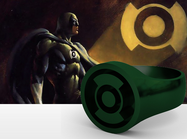 Batman In Darkest Knight Ring (Large) in Rhodium Plated Brass: 10 / 61.5