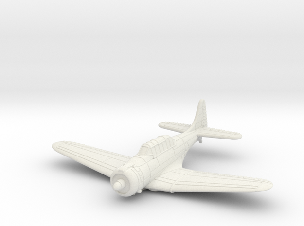 1/200 Douglas SBD-3 Dauntless in White Natural Versatile Plastic
