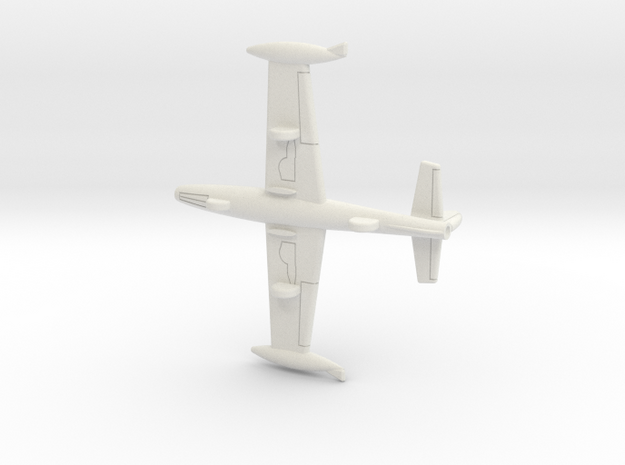 F84 Thunderjet (with support legs) in White Natural Versatile Plastic