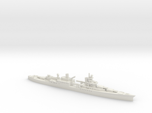 USS Portland 1/1250 in White Natural Versatile Plastic