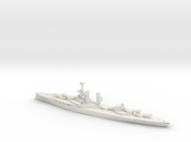 HMS iron duke 1/3000 in White Natural Versatile Plastic