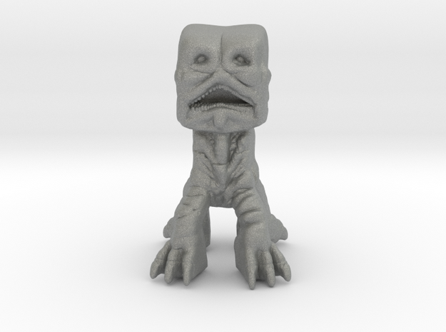 Realistic Creeper miniature model fantasy game dnd in Gray PA12