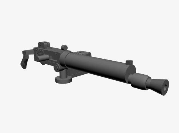 Heavy machine gun Maxim 28mm x2 in Tan Fine Detail Plastic