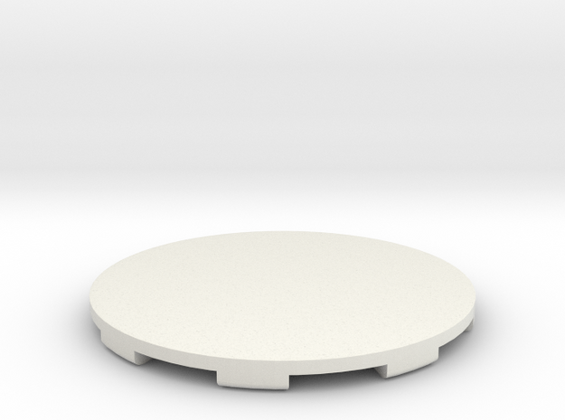 ReyFlex Pommel Plate in White Natural Versatile Plastic
