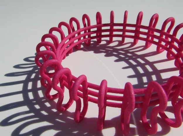 Array bangle in Pink Processed Versatile Plastic