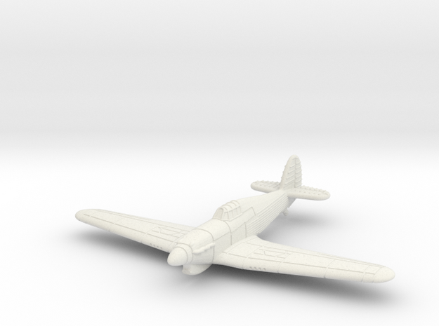 1/200 Hawker Hurricane Mk.IIA in White Natural Versatile Plastic