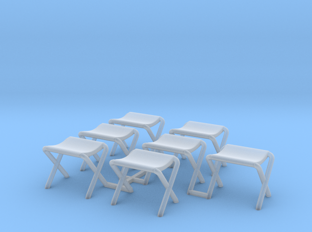 Lost in Space - Campsite Canopy Seats - PL in Smooth Fine Detail Plastic