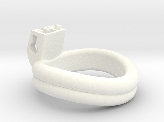 Cherry Keeper Ring G2 - 43mm Double -2° in White Processed Versatile Plastic