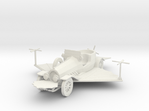 Chitty Chitty Bang Bang Car - 9inches in White Natural Versatile Plastic