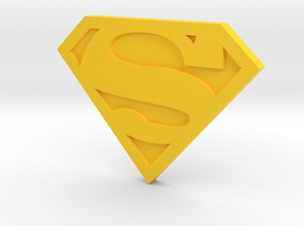 Super Soldier Shield Type S in Yellow Processed Versatile Plastic