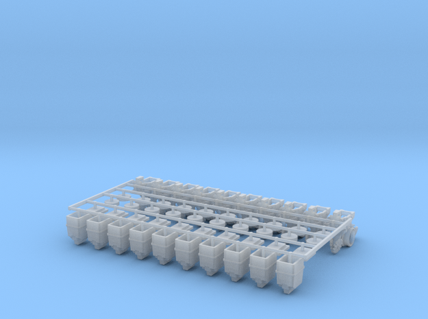 3000 Row Units with Hopper Extensions (10) in Smooth Fine Detail Plastic