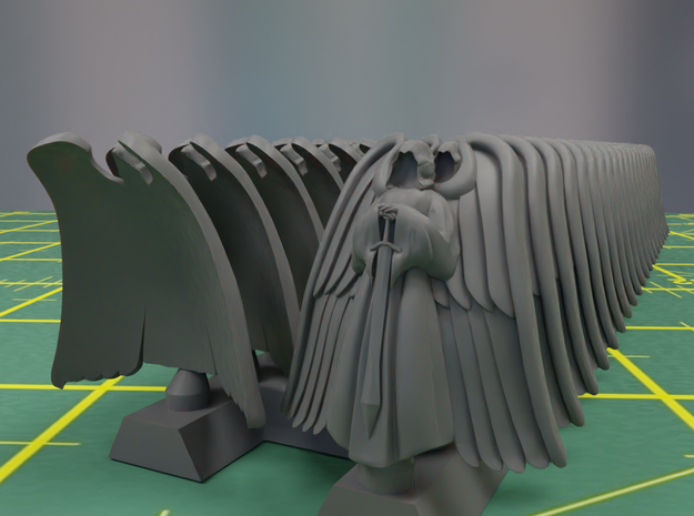 Angel Shoulderpad Insignia x20-40 in Smooth Fine Detail Plastic: Medium